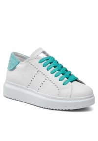 Sneakersy CAFèNOIR C1XG1914 Bianco W001. Kolor: biały. Materiał: skóra