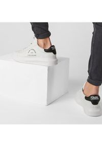 Karl Lagerfeld - KARL LAGERFELD Sneakersy KL52538 Biały. Kolor: biały. Materiał: skóra