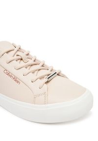 Calvin Klein Sneakersy Vulc Lace Up Lth W/Sue Bt HW0HW02571 Beżowy. Kolor: beżowy. Materiał: skóra #5