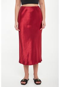 Spódnica midi satynowa Alessio MM. Materiał: satyna #4