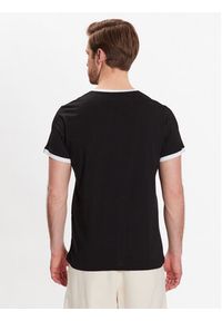 Alpha Industries T-Shirt Basic T Contrasts 106501 Czarny Regular Fit. Kolor: czarny. Materiał: bawełna #4