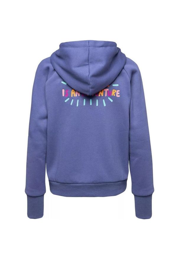Elbrus - Bluza Dziecięca Ragna Full Zip Drawstring Hoodie. Kolor: niebieski