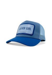 John Hatter & Co - John Hatter Bejsbolówka "Clever Girl" | Clever Girl | Kobieta | Niebieski. Kolor: niebieski. Materiał: poliester, bawełna. Wzór: napisy