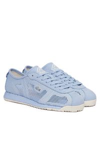 Lacoste Sneakersy Club-Low 51SFA0155 Niebieski jasny. Kolor: niebieski. Materiał: materiał #2