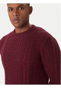 Tommy Jeans Sweter DM0DM22101 Czerwony Regular Fit. Kolor: czerwony. Materiał: bawełna #4