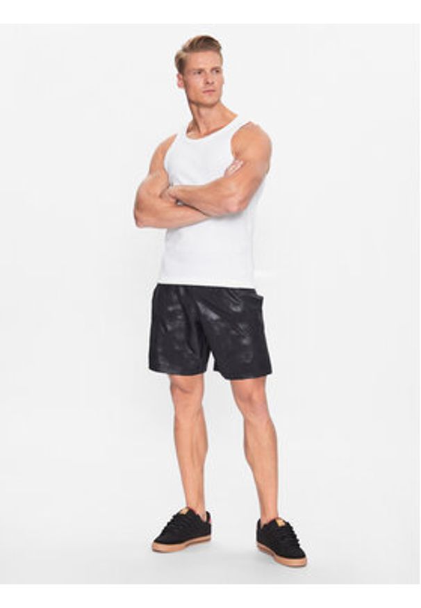 Under Armour Szorty sportowe UA Woven Emboss Short 1377137 Czarny Regular Fit. Kolor: czarny. Materiał: syntetyk. Styl: sportowy