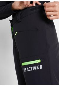 bonprix - Spodnie narciarskie ocieplane i nieprzemakalne, ze śniegołapem, Straight. Kolor: czarny #2