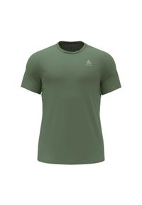 Koszulka z krótkim rękawem trekkingowa męska Odlo T-shirt F-DRY. Kolor: zielony. Długość rękawa: krótki rękaw. Długość: krótkie #1