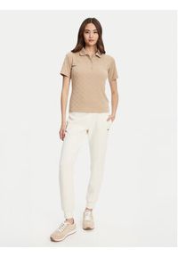 Guess Sweter V5YP01 KCX12 Beżowy Regular Fit. Kolor: beżowy. Materiał: wiskoza, syntetyk #5