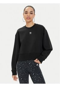 Adidas - adidas Bluza adicolor Essentials IA6504 Czarny Relaxed Fit. Kolor: czarny. Materiał: bawełna #1