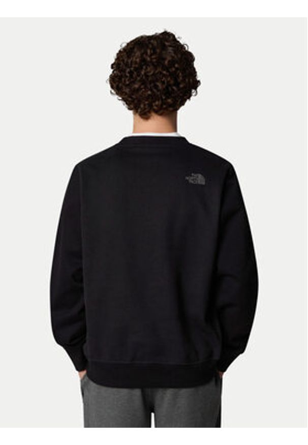 The North Face Bluza Drew Peak NF0A89EK Czarny Regular Fit. Kolor: czarny. Materiał: bawełna