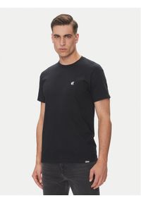 Etnies T-Shirt Team Emroidery 4130003738 Czarny Regular Fit. Kolor: czarny. Materiał: bawełna