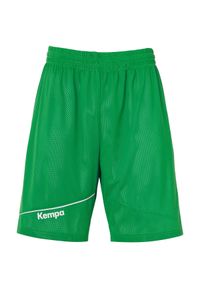KEMPA - Spodenki dziecięce dwustronne Kempa Player. Kolor: zielony, biały, wielokolorowy. Styl: młodzieżowy
