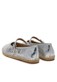 MICHAEL Michael Kors Espadryle Lynn 40S5LYFP2M Srebrny. Kolor: srebrny. Materiał: skóra #4