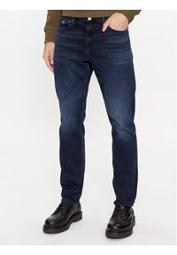 Tommy Jeans Jeansy Scanton DM0DM17438 Granatowy Slim Fit. Kolor: niebieski