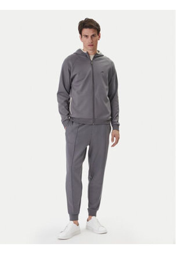 BOSS Spodnie dresowe Sense 50557197 Szary Regular Fit. Kolor: szary. Materiał: bawełna