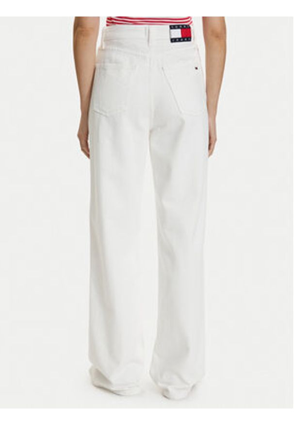 Tommy Jeans Jeansy DW0DW22648 Biały Straight Leg. Kolor: biały