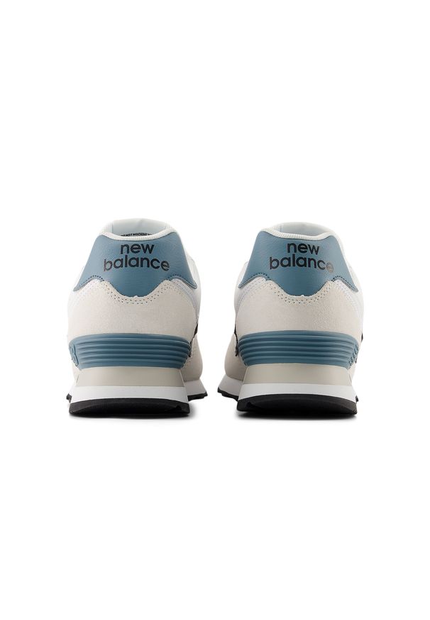 Buty unisex New Balance U57452Z – beżowe. Kolor: beżowy. Materiał: syntetyk, materiał, guma, zamsz. Szerokość cholewki: normalna. Model: New Balance 574