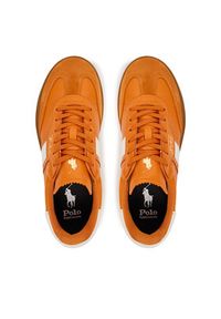 Polo Ralph Lauren Sneakersy Aera 804956688007 Pomarańczowy. Kolor: pomarańczowy. Materiał: skóra #4