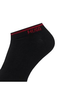 Hugo - HUGO Skarpety krótkie 50544506 Czarny. Kolor: czarny. Materiał: bawełna #5