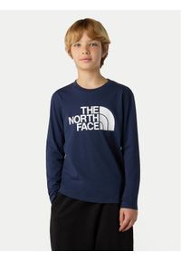 The North Face Bluzka Easy NF0A89J2 Granatowy Regular Fit. Kolor: niebieski. Materiał: syntetyk