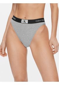 Calvin Klein Underwear Figi brazylijskie High Waist Brazilian 000QF7223E Szary. Stan: podwyższony. Kolor: szary. Materiał: bawełna #1