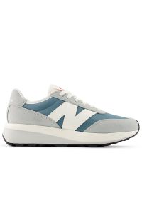 Buty unisex New Balance U3707II - niebieskie. Zapięcie: sznurówki. Kolor: niebieski. Materiał: guma, skóra, zamsz. Szerokość cholewki: normalna. Sezon: lato #1