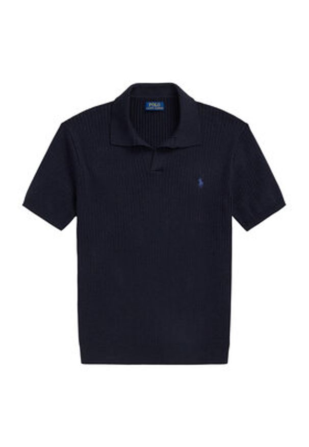 Polo Ralph Lauren Polo 710979100001 Granatowy Regular Fit. Typ kołnierza: polo. Kolor: niebieski. Materiał: bawełna