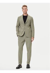 BOSS Spodnie materiałowe C-Perin-DPL 50545822 Zielony Tapered Fit. Kolor: zielony. Materiał: wełna #3