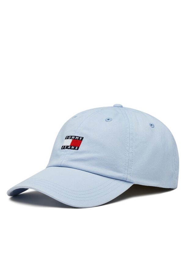 Tommy Jeans Czapka z daszkiem Tjw Heritage Cap AW0AW15848 Błękitny. Kolor: niebieski. Materiał: materiał