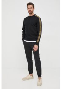 Calvin Klein Jeans bluza bawełniana J30J320037.PPYY męska kolor czarny z nadrukiem. Kolor: czarny. Materiał: bawełna. Wzór: nadruk #4