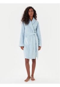 Lauren Ralph Lauren - LAUREN RALPH LAUREN Szlafrok ILN42455 Błękitny. Kolor: niebieski. Materiał: syntetyk #1