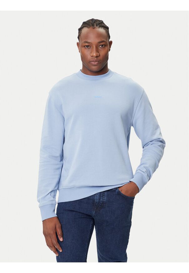 BOSS Bluza WeSmallcrew 50514541 Niebieski Relaxed Fit. Kolor: niebieski. Materiał: bawełna