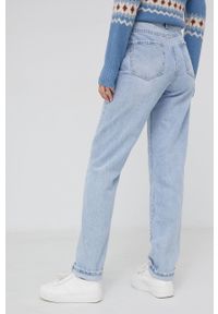 Answear Lab Jeansy damskie high waist. Stan: podwyższony. Kolor: niebieski. Styl: wakacyjny #3