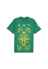 Puma - Męska koszulka TotalEnergies CAF reprezentacji Senegalu w Pucharze Narodów. Kolor: zielony. Sport: piłka nożna
