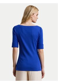 Lauren Ralph Lauren - LAUREN RALPH LAUREN Bluzka 200654963185 Niebieski Slim Fit. Kolor: niebieski. Materiał: bawełna