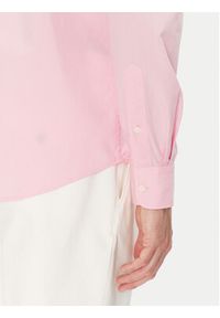 TOMMY HILFIGER - Tommy Hilfiger Koszula MW0MW37550 Różowy Regular Fit. Kolor: różowy. Materiał: bawełna #4