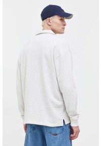 Hollister Co. bluza męska kolor szary melanżowa. Kolor: szary. Długość: krótkie. Wzór: melanż #3