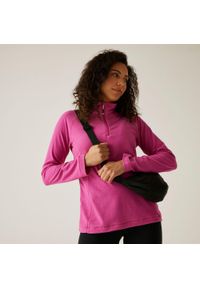 Regatta - Damski lekki polar turystyczny Montes z zamkiem błyskawicznym do połowy. Kolor: różowy. Materiał: polar. Sport: turystyka piesza #1