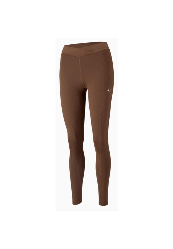 Damskie Legginsy Puma Ruches - Styl i Komfort w Jednym. Kolor: zielony. Materiał: poliester, elastan. Sport: fitness