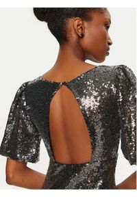 Rinascimento Sukienka koktajlowa CFC0019737002 Srebrny Regular Fit. Kolor: srebrny. Materiał: syntetyk. Styl: wizytowy #4