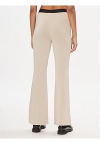 Liu Jo Sport Spodnie materiałowe TA4011 MS014 Beżowy Bootcut Fit. Kolor: beżowy. Materiał: wiskoza. Styl: sportowy #5