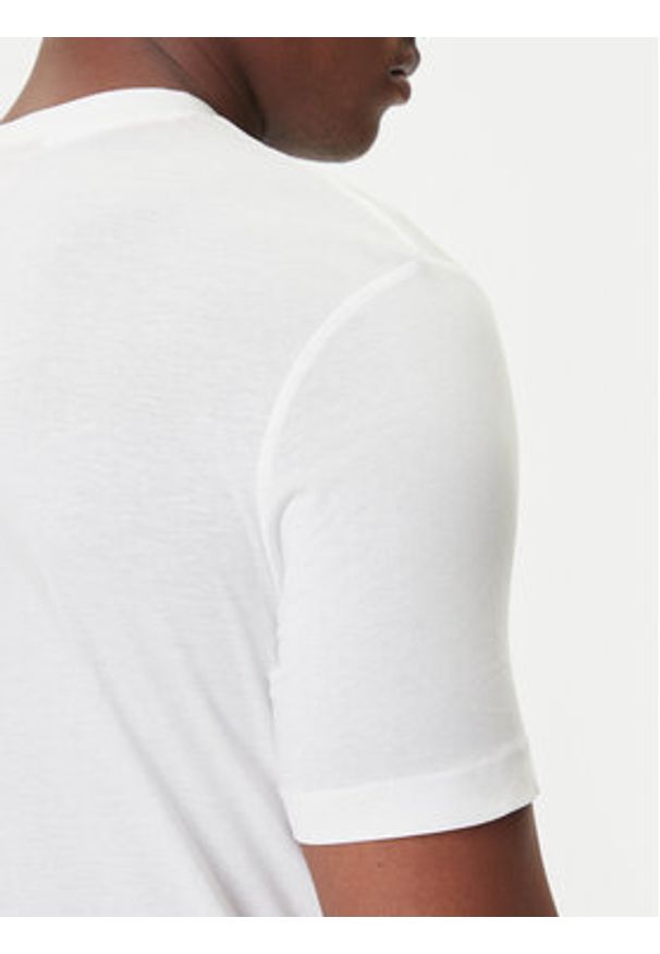 Hugo - HUGO T-Shirt Dulivio 50542737 Écru Regular Fit. Materiał: bawełna