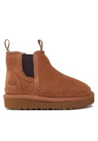 Ugg Śniegowce T Neumel Chelsea 1143706T Brązowy. Kolor: brązowy. Materiał: zamsz, skóra