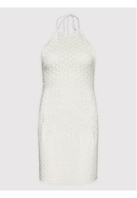 Glamorous Sukienka letnia AN4217 Biały Slim Fit. Kolor: biały. Materiał: bawełna. Sezon: lato #5