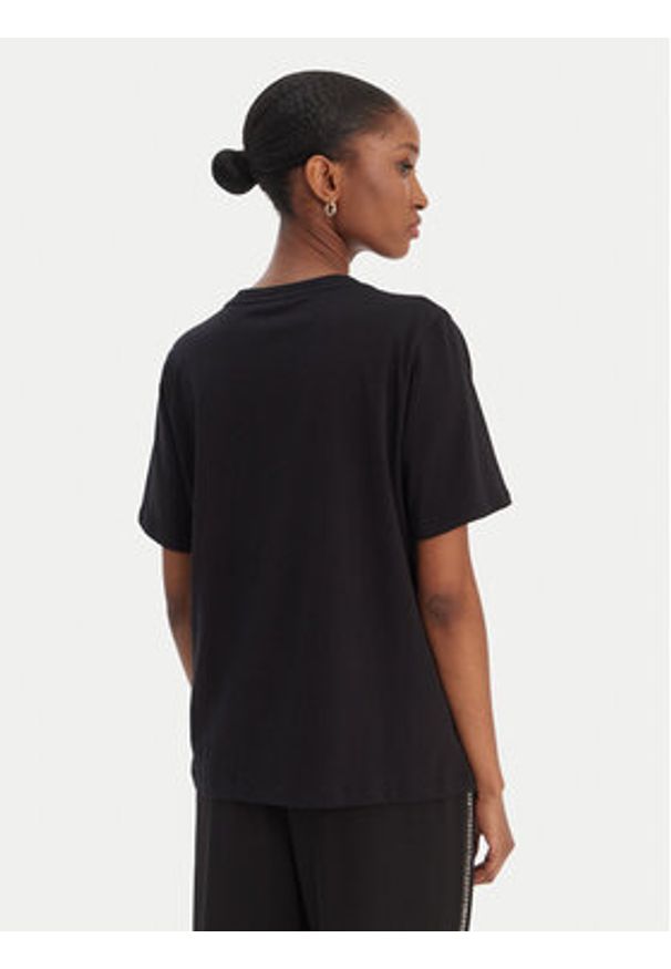 Liu Jo Sport T-Shirt TA6265 JS923 Czarny Regular Fit. Kolor: czarny. Materiał: bawełna. Styl: sportowy