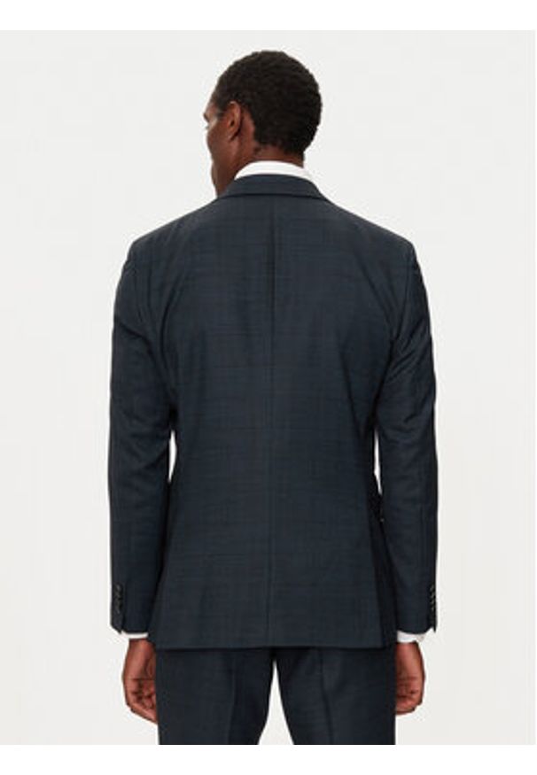 BOSS - Boss Garnitur Jeckson 50528142 Granatowy Regular Fit. Kolor: niebieski. Materiał: wełna