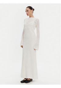 Herskind Sukienka dzianinowa 5522910 Écru Regular Fit. Materiał: bawełna #3