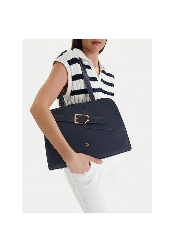 Torebka Beverly Hills Polo Club. Kolor: niebieski