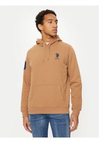 U.S. Polo Assn. Bluza MUP0683 Brązowy Regular Fit. Typ kołnierza: polo. Kolor: brązowy. Materiał: bawełna #1